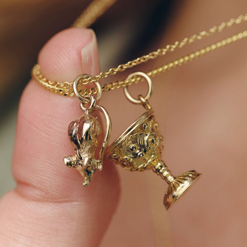 Deja Vu 9ct Yellow Gold Mouse Charm - Charm - Walker & Hall