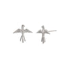 Zoe & Morgan Birds of a Feather Studs - Sterling Silver - Earrings - Walker & Hall