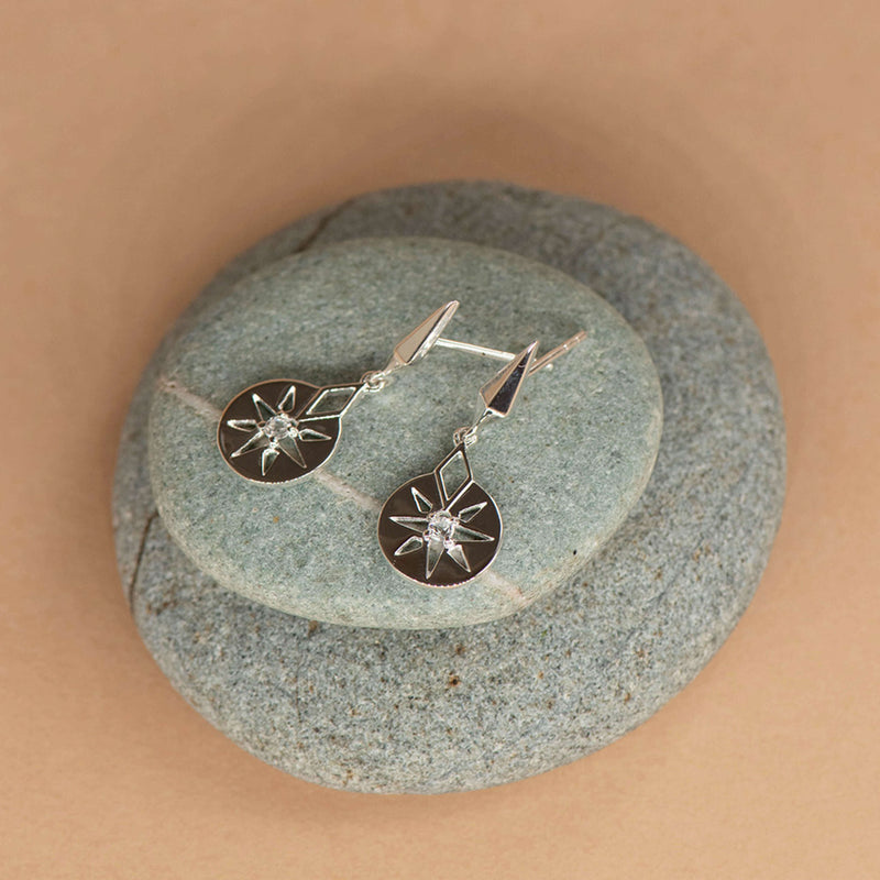Zoe & Morgan x Walker & Hall Eclipse Earrings - Sterling Silver - Earrings - Walker & Hall