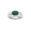 Zoe & Morgan Esmeralda Ring - Sterling Silver & Emerald