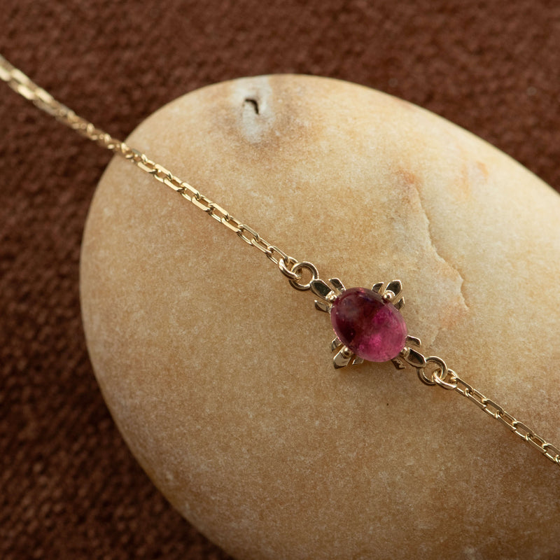 Zoe & Morgan Farah Bracelet - Gold Vermeil & Tourmaline