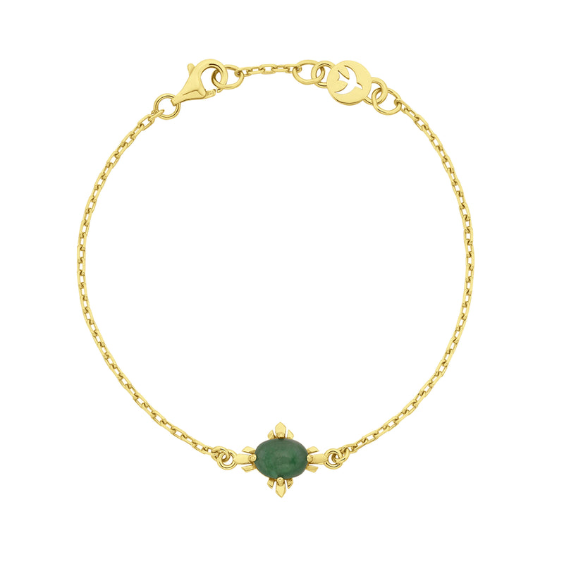 Zoe & Morgan Farah Bracelet - Gold Vermeil & Emerald