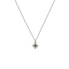 Zoe & Morgan Inka Necklace - Sterling Silver & Chrome Diopside-Necklace-Walker & Hall