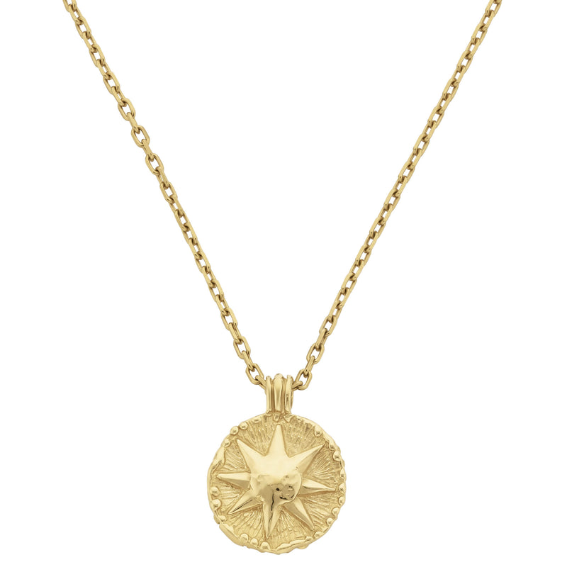 Zoe & Morgan Let the Sun Shine in Necklace - Gold Vermeil-Necklace-Walker & Hall