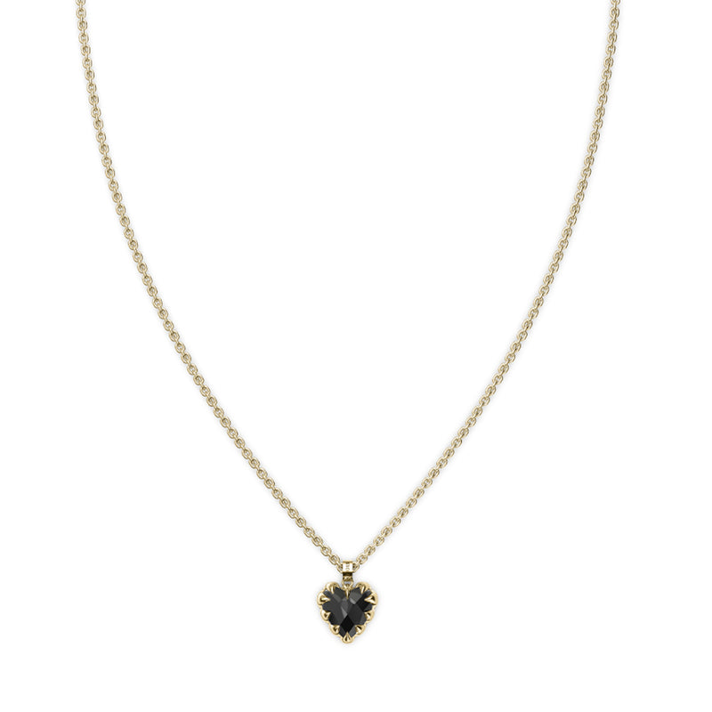 Stolen Girlfriends Club Love Claw Necklace - Gold Plated & Onyx - Necklace - Walker & Hall