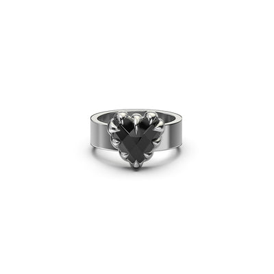 Stolen Girlfriends Club Love Claw Ring - Sterling Silver & Onyx - Ring - Walker & Hall