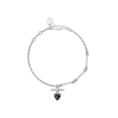 Stolen Girlfriends Club Love Claw Fob Bracelet - Onyx - Bracelet - Walker & Hall