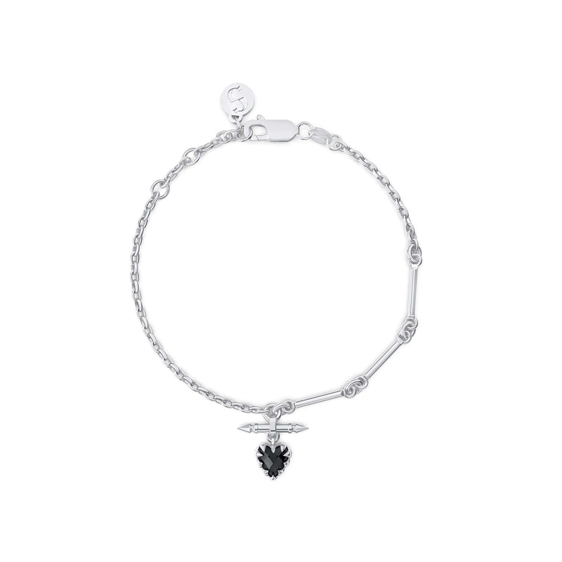 Stolen Girlfriends Club Love Claw Fob Bracelet - Onyx - Bracelet - Walker & Hall
