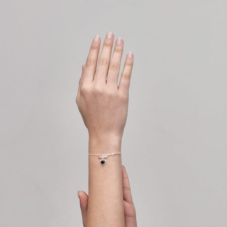 Stolen Girlfriends Club Love Claw Fob Bracelet - Onyx - Bracelet - Walker & Hall