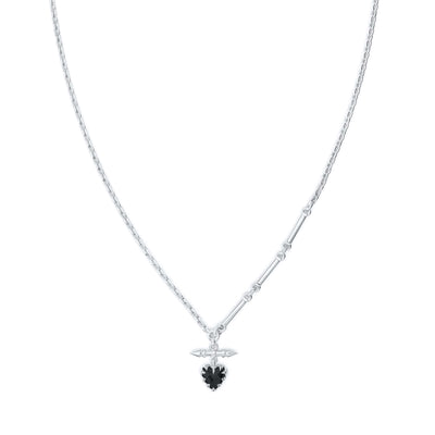 Stolen Girlfriends Club Love Claw Fob Necklace - Onyx - Necklace - Walker & Hall