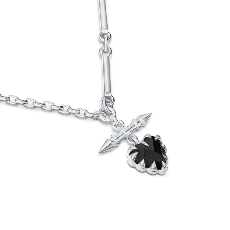 Stolen Girlfriends Club Love Claw Fob Necklace - Onyx - Necklace - Walker & Hall