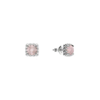 Stolen Girlfriends Club Mini Claw Studs - Rose Quartz