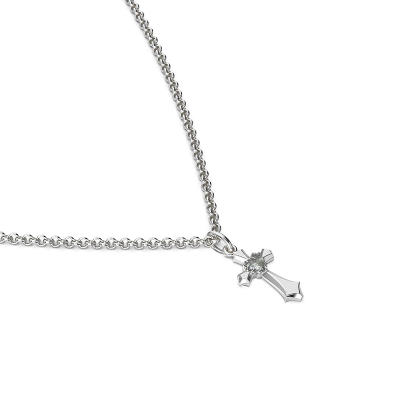 Stolen Girlfriends Club Gothic Love Necklace - Silver