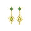 Zoe & Morgan Sisterhood Earrings - Gold Vermeil & Peridot - Earrings - Walker & Hall