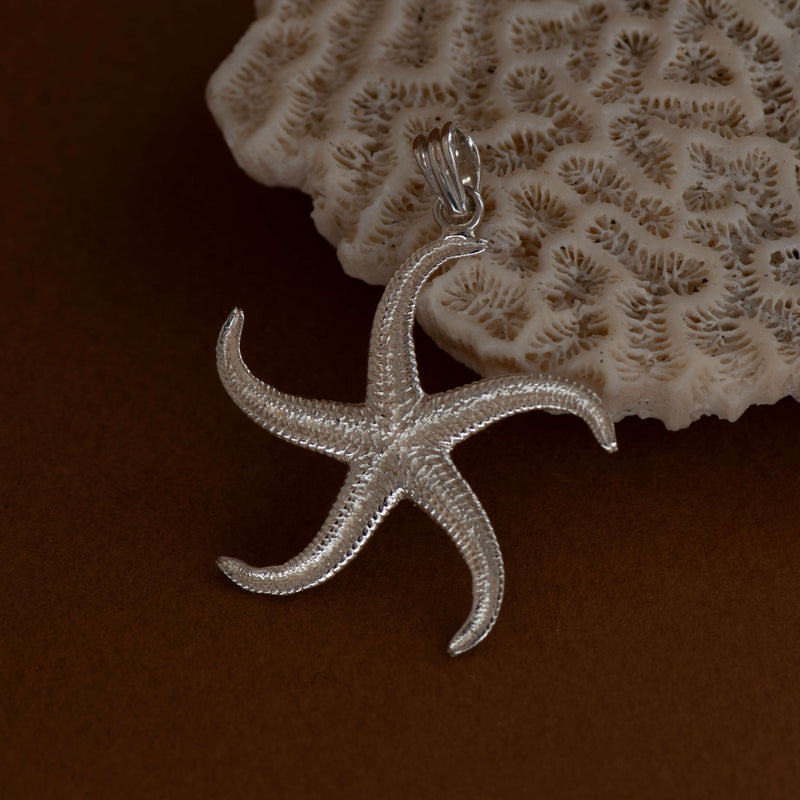 Zoe & Morgan Large Starfish Charm - Sterling Silver - Charm - Walker & Hall
