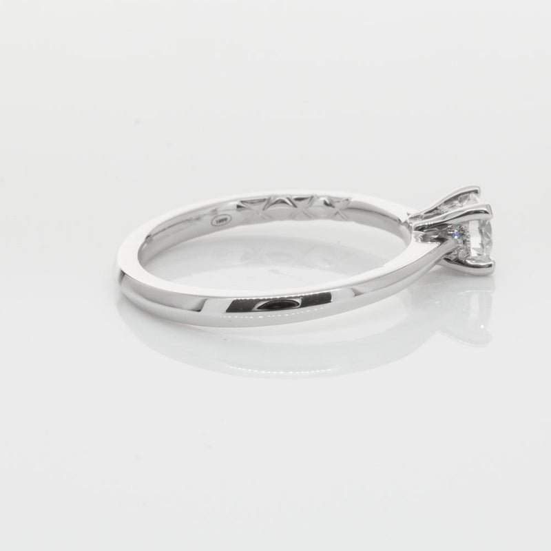18ct White Gold .42ct Flawless Diamond Ring-Ring-Walker & Hall