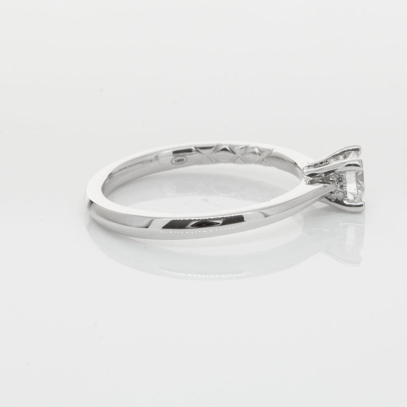 18ct White Gold .42ct Flawless Diamond Ring-Ring-Walker & Hall