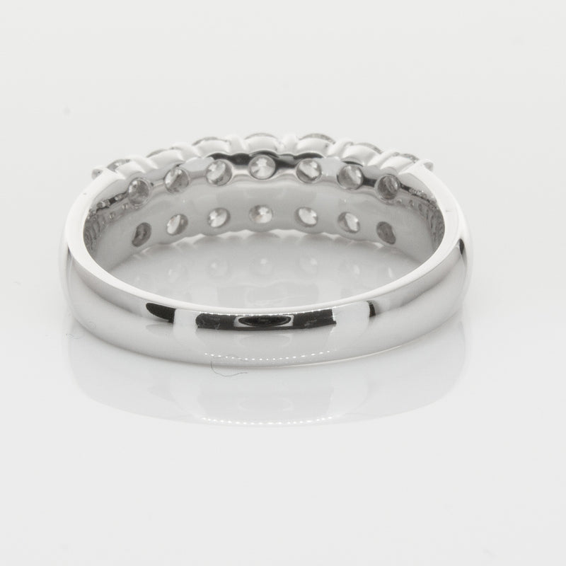18ct White Gold 1.00ct Diamond Apollo Ring-Ring-Walker & Hall
