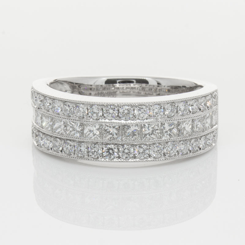 18ct White Gold Diamond Legacy Ring-Ring-Walker & Hall