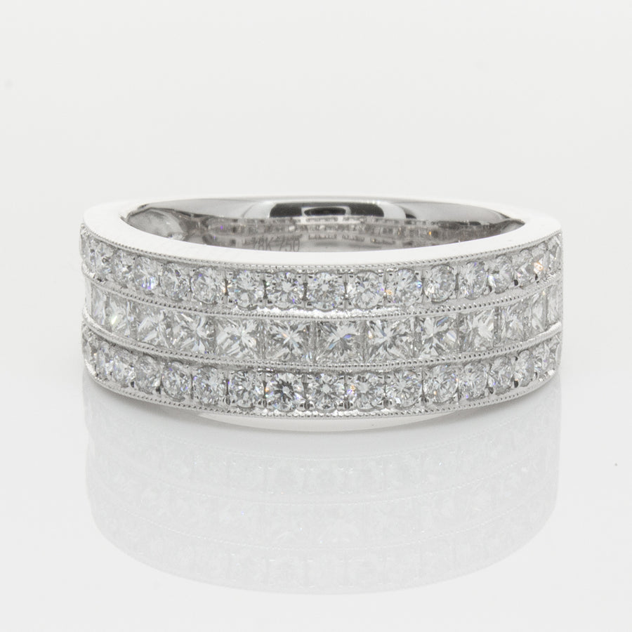 18ct White Gold Diamond Legacy Ring-Ring-Walker & Hall