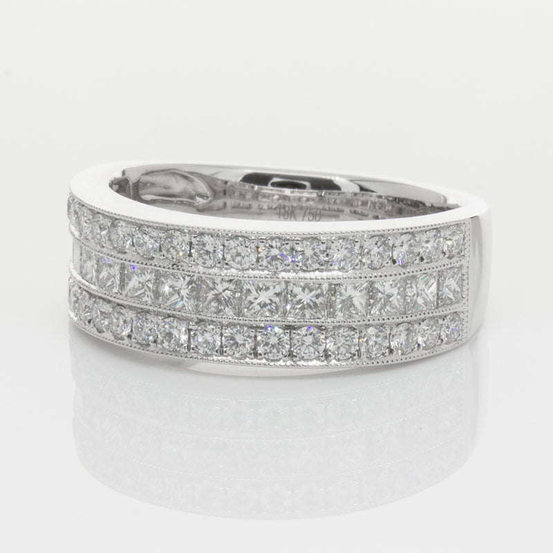 18ct White Gold Diamond Legacy Ring-Ring-Walker & Hall