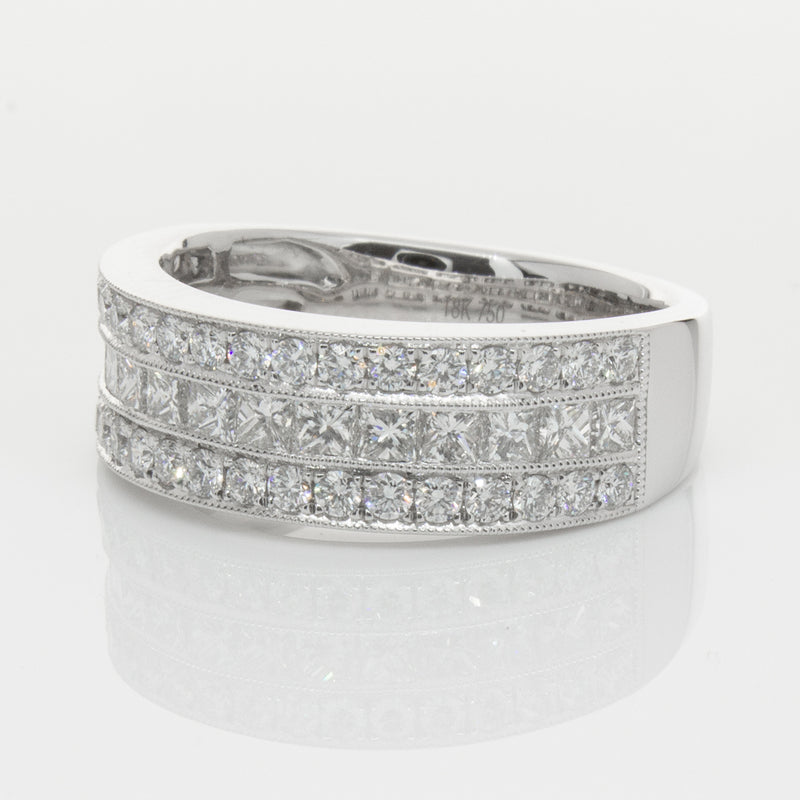 18ct White Gold Diamond Legacy Ring-Ring-Walker & Hall