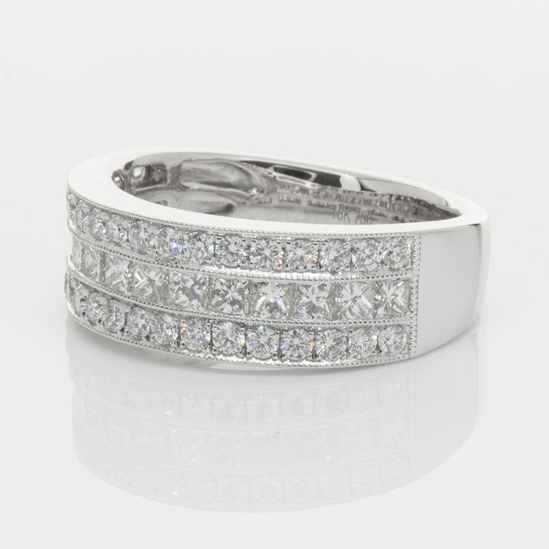 18ct White Gold Diamond Legacy Ring-Ring-Walker & Hall