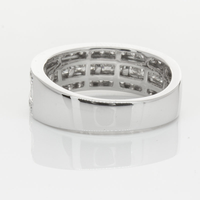 18ct White Gold Diamond Legacy Ring-Ring-Walker & Hall