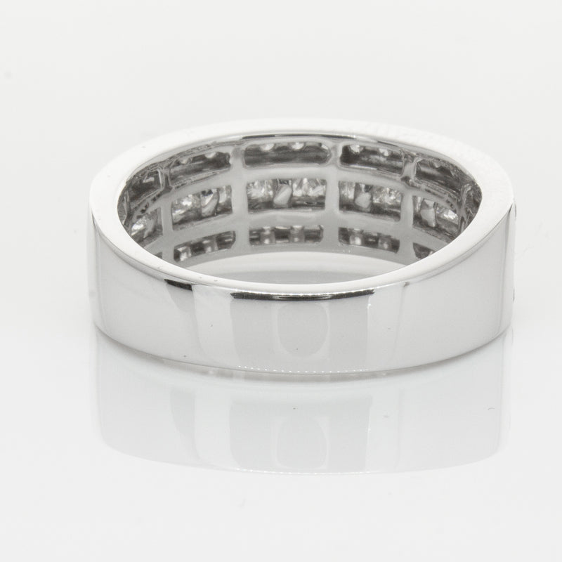 18ct White Gold Diamond Legacy Ring-Ring-Walker & Hall