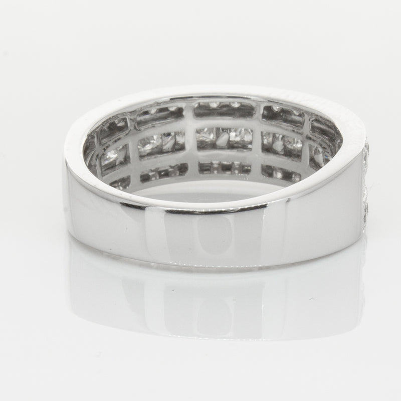 18ct White Gold Diamond Legacy Ring-Ring-Walker & Hall