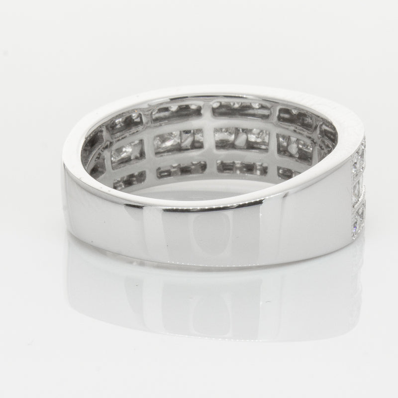 18ct White Gold Diamond Legacy Ring-Ring-Walker & Hall
