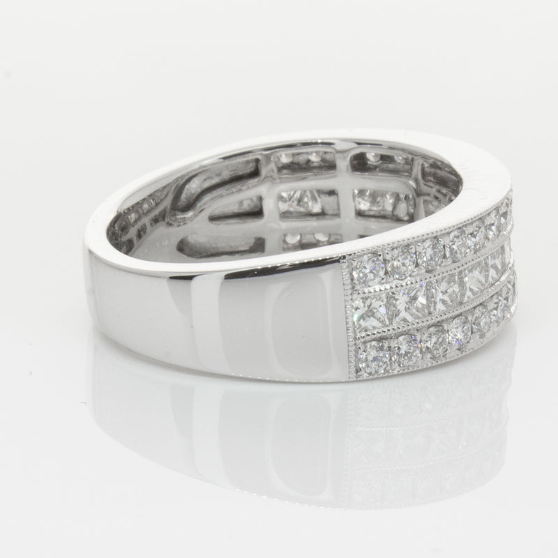 18ct White Gold Diamond Legacy Ring-Ring-Walker & Hall