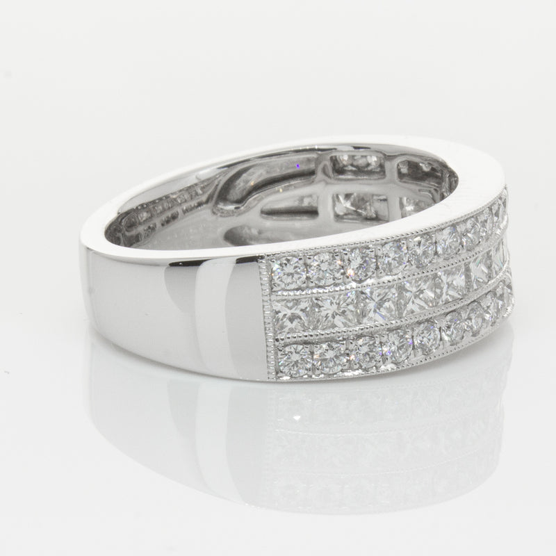 18ct White Gold Diamond Legacy Ring-Ring-Walker & Hall