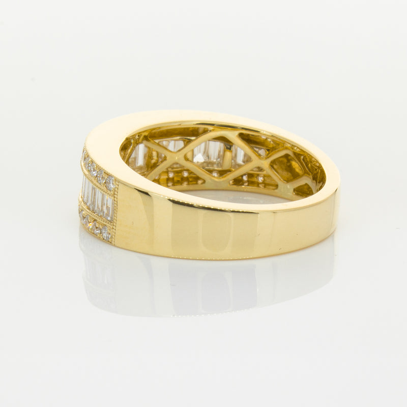 18ct Yellow Gold 1.29ct Diamond Imperial Ring-Ring-Walker & Hall
