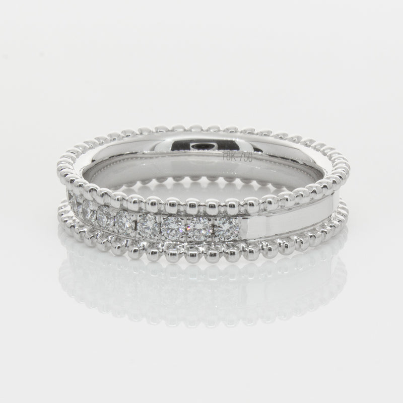 18ct White Gold .32ct Diamond Juno Ring-Ring-Walker & Hall