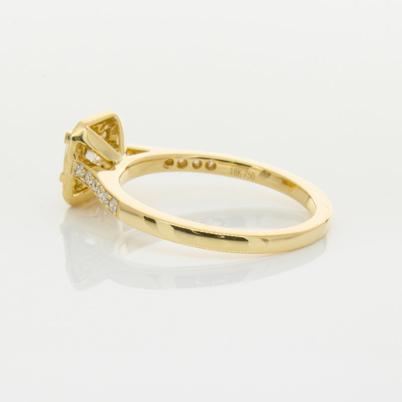 18ct Yellow Gold .50ct Diamond Mandalay Ring-Ring-Walker & Hall