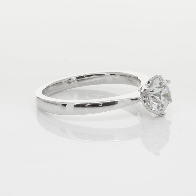 18ct White Gold 1.00ct Diamond Nova Ring-Ring-Walker & Hall