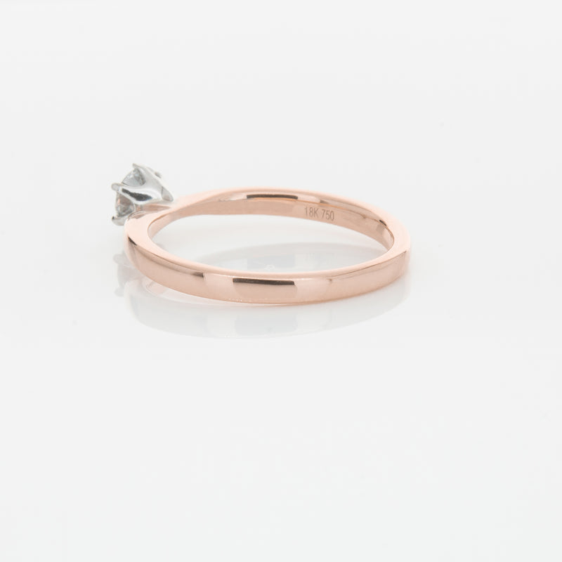 18ct Rose Gold .50ct Diamond Nova Ring-Ring-Walker & Hall