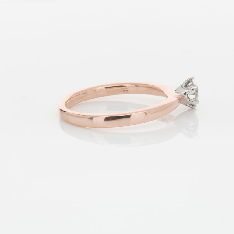 18ct Rose Gold .50ct Diamond Nova Ring-Ring-Walker & Hall