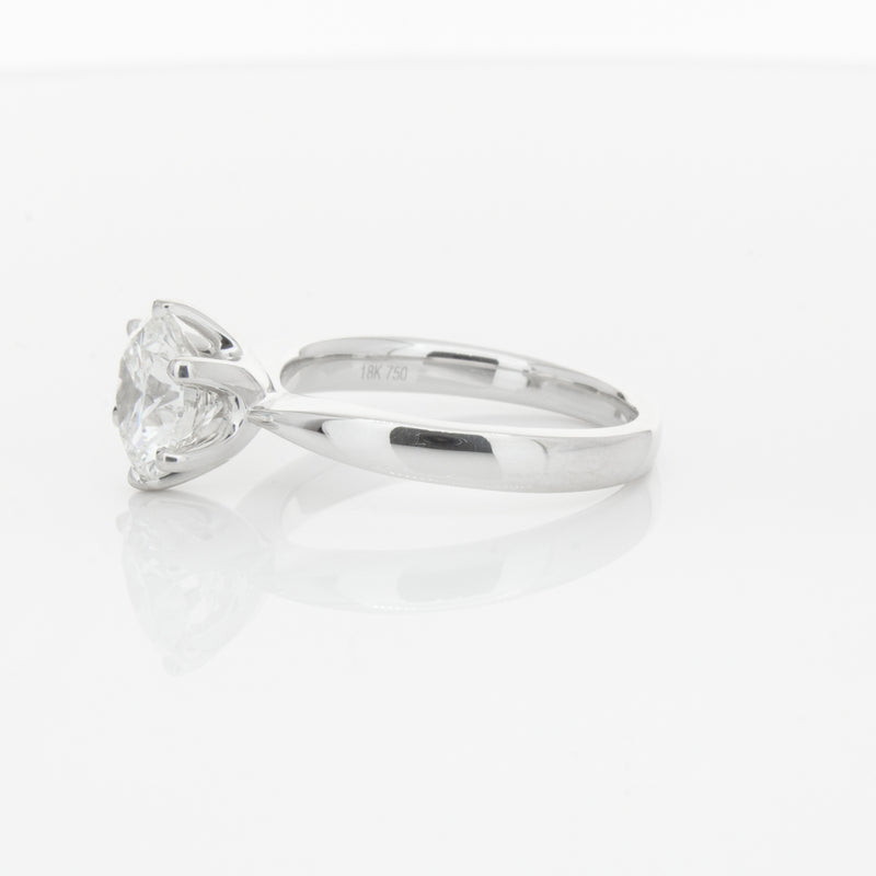 18ct White Gold 2.01ct Diamond Nova Ring-Ring-Walker & Hall