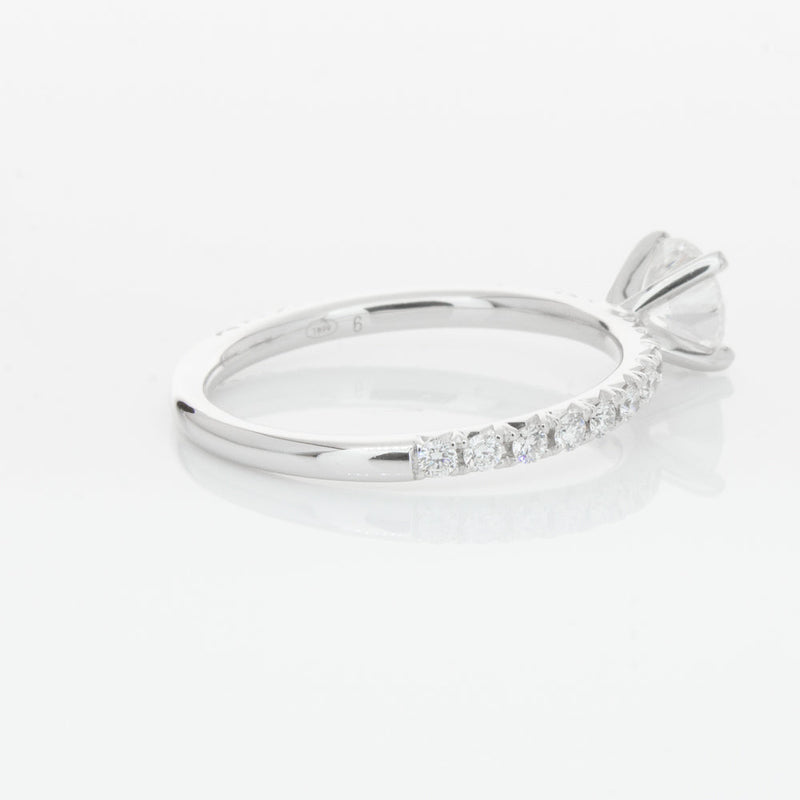18ct White Gold .70ct Diamond Comet Ring-Ring-Walker & Hall