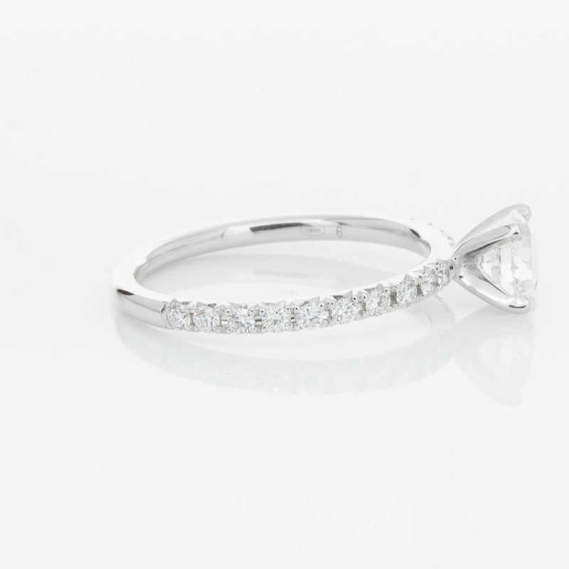 18ct White Gold .70ct Diamond Comet Ring-Ring-Walker & Hall