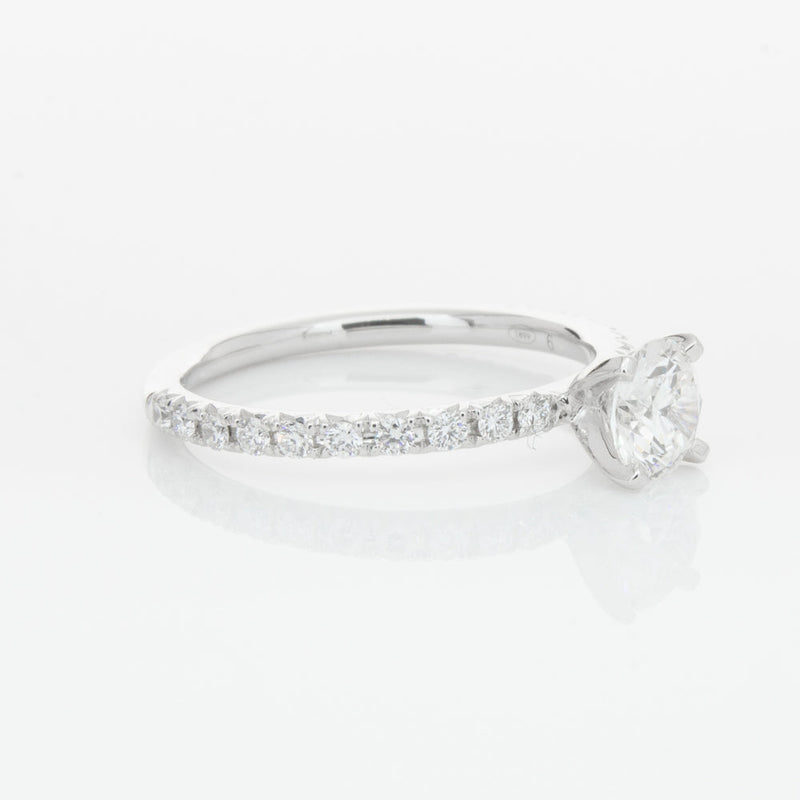 18ct White Gold .70ct Diamond Comet Ring-Ring-Walker & Hall