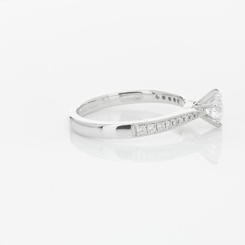 18ct White Gold .40ct Diamond Zenith Ring-Ring-Walker & Hall