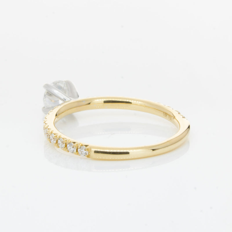 18ct Yellow Gold .52ct Diamond Comet Ring-Ring-Walker & Hall