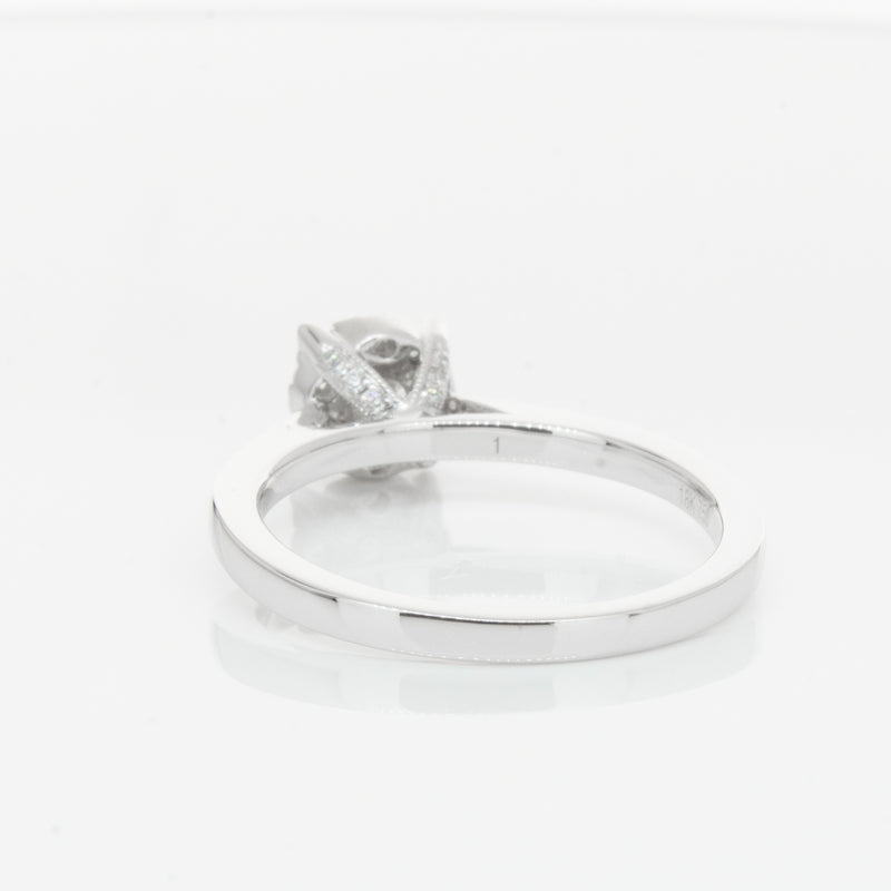 18ct White Gold Diamond Constance Ring-Ring-Walker & Hall
