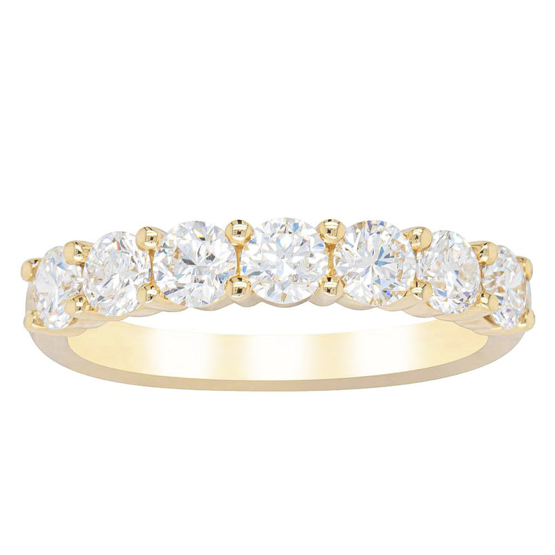 18ct Yellow Gold 1.30ct Diamond Panorama Ring-Ring-Walker & Hall