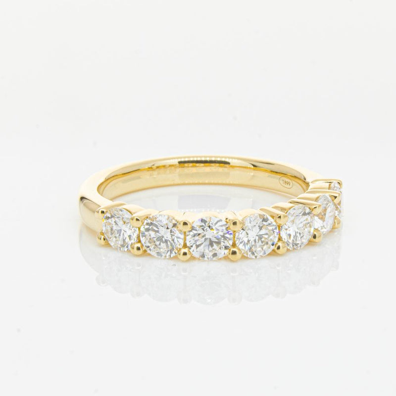 18ct Yellow Gold 1.33ct Diamond Panorama Ring-Ring-Walker & Hall