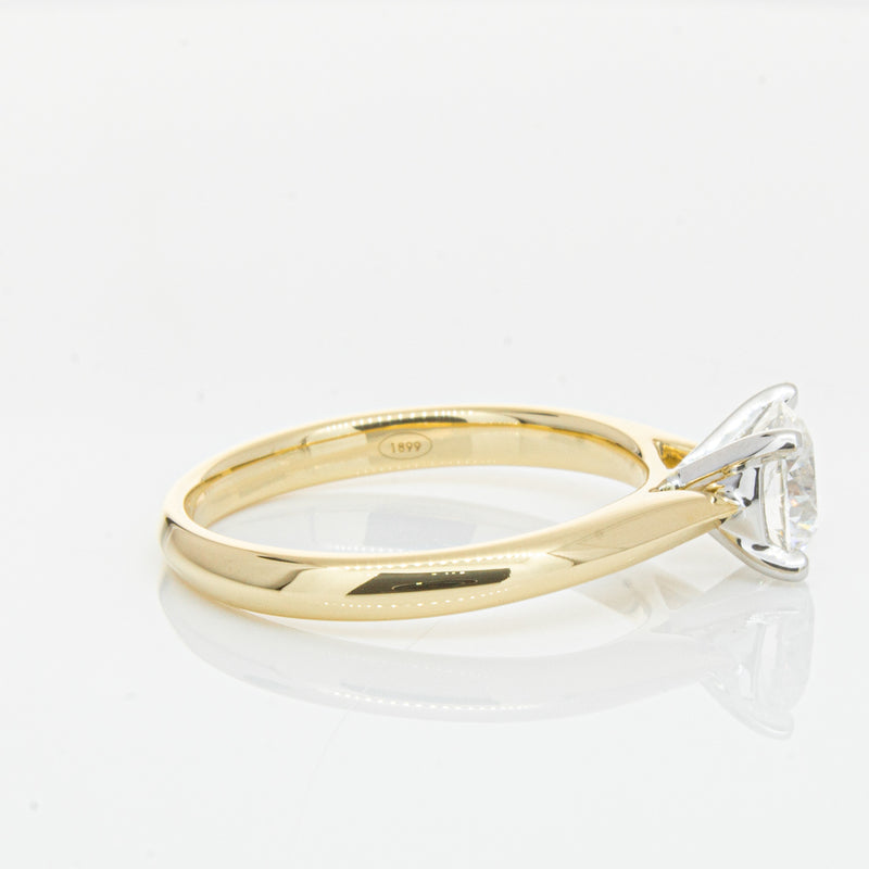 18ct Yellow Gold 1.00ct Diamond Venetian Ring-Ring-Walker & Hall