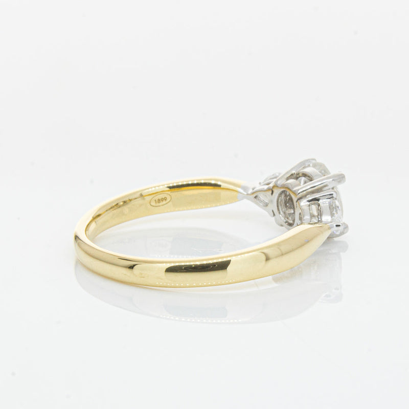 18ct Yellow Gold .70ct Diamond Elysian Ring-Ring-Walker & Hall